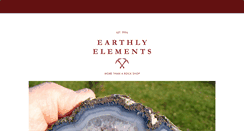 Desktop Screenshot of earthlyrocks.com