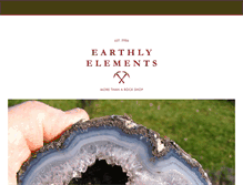 Tablet Screenshot of earthlyrocks.com